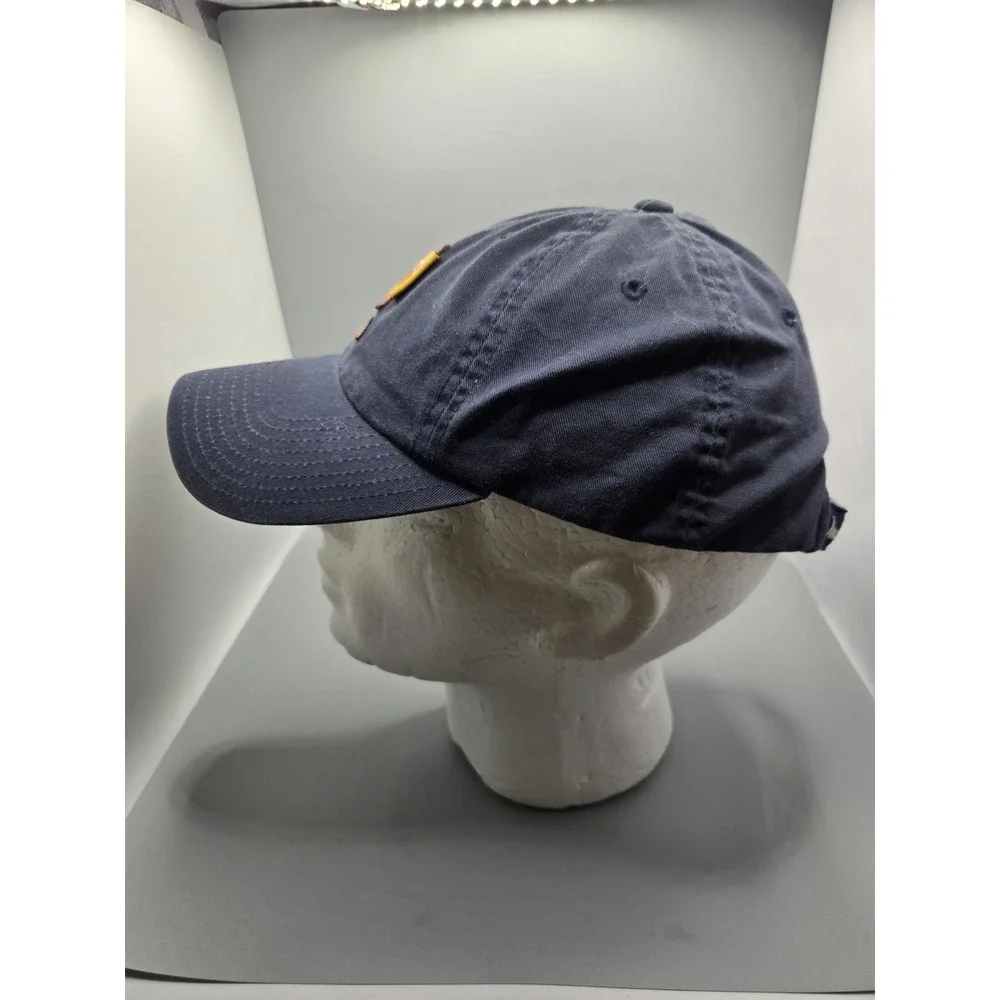 Vintage Mickey Mouse Walt Disney Navy Blue‎ Embroidered Adjustable Hat Cap